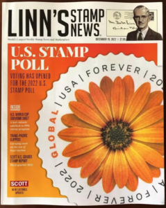 Linn's Stamp News Cover - Cindy Dyer Photography